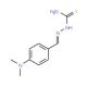 2-{[4-(Dimethylamino)phenyl]methylene}-1-hydrazinecarbothioamide - chemical structure image