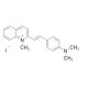 2-[4-(Dimethylamino)styryl]-1-methylquinolinium iodide (CAS 3915-61-5) - chemical structure image