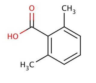 2,4-Dimethylbenzoic acid (CAS 611-01-8) - chemical structure image