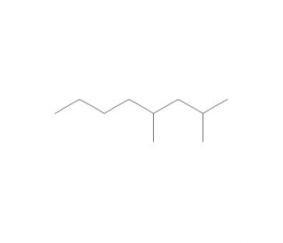 2,4-Dimethyloctane (CAS 4032-94-4) - chemical structure image