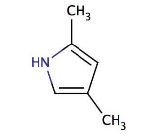 2,4-Dimethylpyrrole (CAS 625-82-1) - chemical structure image