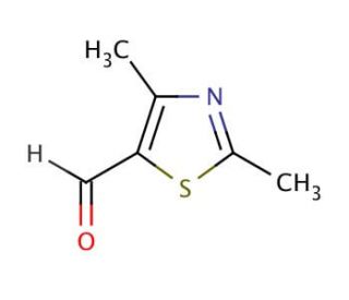 2,4-Dimethylthiazole-5-carboxaldehyde (CAS 95453-54-6) - chemical structure image