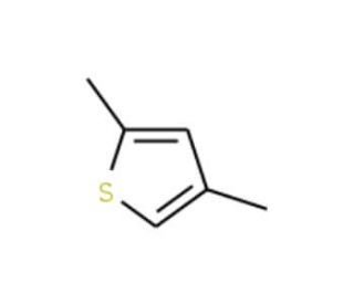 2,4-Dimethylthiophene (CAS 638-00-6) - chemical structure image