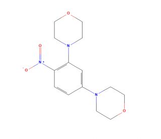 2,4-Dimorpholinonitrobenzene - chemical structure image