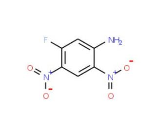 2,4-Dinitro-5-fluoroaniline (CAS 367-81-7) - chemical structure image