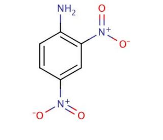 2,4-Dinitroaniline (CAS 97-02-9) - chemical structure image