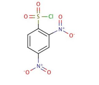 2,4-Dinitrobenzenesulfonyl chloride (CAS 1656-44-6) - chemical structure image