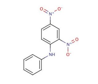 2,4-Dinitrodiphenylamine (CAS 961-68-2) - chemical structure image
