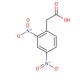 2,4-Dinitrophenylacetic acid (CAS 643-43-6) - chemical structure image