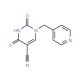 2,4-Dioxo-1-(4-pyridinylmethyl)-1,2,3,4-tetrahydro-5-pyrimidinecarbonitrile 的分子结构 2,4-Dioxo-1-(4-pyridinylmethyl)-1,2,3,4-tetrahydro-5-pyrimidinecarbonitrile - chemical structure image