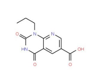 2,4-dioxo-1-propyl-1,2,3,4-tetrahydropyrido[2,3-d]pyrimidine-6-carboxylic acid - chemical structure image