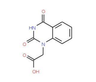 (2,4-dioxo-3,4-dihydroquinazolin-1(2H)-yl)acetic acid (CAS 4802-88-4) - chemical structure image