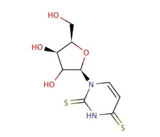 2,4-Dithiouridine (CAS 13239-96-8) - chemical structure image