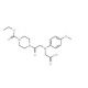 [{2-[4-(Ethoxycarbonyl)piperazin-1-yl]-2-oxoethyl}(4-methoxyphenyl)amino]acetic acid - chemical structure image