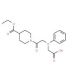 [{2-[4-(Ethoxycarbonyl)piperidin-1-yl]-2-oxoethyl}(phenyl)amino]acetic acid - chemical structure image