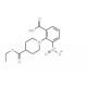 2-[4-(Ethoxycarbonyl)piperidin-1-yl]-3-nitrobenzoic acid - chemical structure image