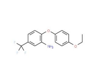 2-(4-Ethoxyphenoxy)-5-(trifluoromethyl)aniline - chemical structure image