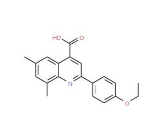 2-(4-Ethoxyphenyl)-6,8-dimethylquinoline-4-carboxylic acid - chemical structure image