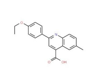 2-(4-Ethoxyphenyl)-6-methylquinoline-4-carboxylic acid - chemical structure image