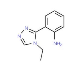 2-(4-ethyl-4H-1,2,4-triazol-3-yl)aniline - chemical structure image
