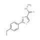 2-(4-ethylphenyl)-1,3-thiazole-4-carbohydrazide - chemical structure image