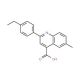 2-(4-Ethylphenyl)-6-methylquinoline-4-carboxylic acid - chemical structure image