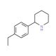 2-(4-Ethylphenyl)piperidine - chemical structure image
