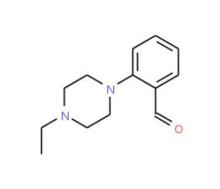 2-(4-ethylpiperazin-1-yl)benzaldehyde (CAS 865203-79-8) - chemical structure image