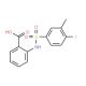2-(4-Fluoro-3-methyl-benzenesulfonylamino)-benzoic acid - chemical structure image