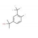 2-[4-Fluoro-3-(trifluoromethyl)phenyl]propan-2-ol - chemical structure image