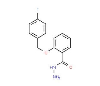 2-(4-Fluoro-benzyloxy)-benzoic acid hydrazide - chemical structure image
