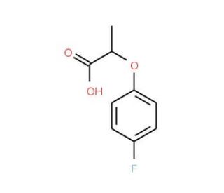2-(4-Fluoro-phenoxy)-propionic acid (CAS 2967-70-6) - chemical structure image