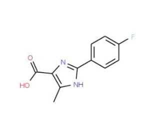 2-(4-Fluoro-phenyl)-5-methyl-1H-imidazole-4-carboxylic acid - chemical structure image