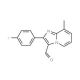 2-(4-Fluoro-phenyl)-8-methyl-imidazo[1,2-a]-pyridine-3-carbaldehyde - chemical structure image