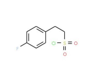 2-(4-Fluoro-phenyl)-ethanesulfonyl chloride - chemical structure image
