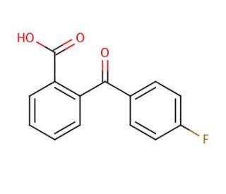 2-(4-Fluorobenzoyl)benzoic acid (CAS 7649-92-5) - chemical structure image