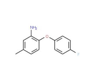 2-(4-Fluorophenoxy)-5-methylaniline - chemical structure image