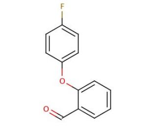 2-(4-Fluorophenoxy)benzaldehyde (CAS 320423-61-8) - chemical structure image