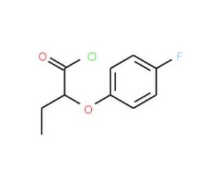 2-(4-fluorophenoxy)butanoyl chloride - chemical structure image
