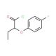 2-(4-fluorophenoxy)butanoyl chloride - chemical structure image