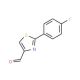 2-(4-fluorophenyl)-1,3-thiazole-4-carbaldehyde (CAS 875858-80-3) - chemical structure image