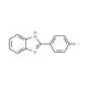 2-(4-fluorophenyl)-1H-benzimidazole (CAS 324-27-6) - chemical structure image