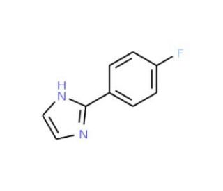 2-(4-Fluorophenyl)-1H-imidazole (CAS 4278-08-4) - chemical structure image