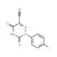 2-(4-Fluorophenyl)-3,5-dioxo-2,3,4,5-tetrahydro-1,2,4-triazine-6-carbonitrile 的分子结构 2-(4-Fluorophenyl)-3,5-dioxo-2,3,4,5-tetrahydro-1,2,4-triazine-6-carbonitrile - chemical structure image