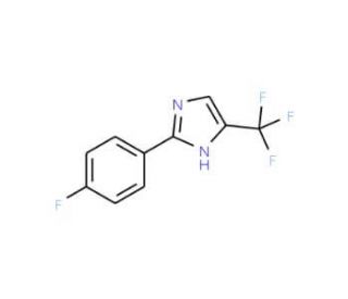 2-(4-Fluorophenyl)-5-trifluoromethyl-1H-imidazole - chemical structure image