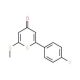 2-(4-Fluorophenyl)-6-methylthio-4H-thiopyran-4-one - chemical structure image