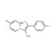 2-(4-fluorophenyl)-7-methylimidazo[1,2-a]pyridin-3-amine - chemical structure image