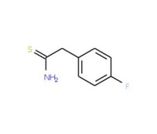 2-(4-fluorophenyl)ethanethioamide - chemical structure image