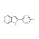 2-(4-Fluorophenyl)indole (CAS 782-17-2) - chemical structure image