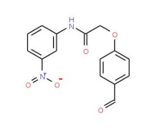 2-(4-Formyl-phenoxy)-N-(3-nitro-phenyl)-acetamide - chemical structure image
